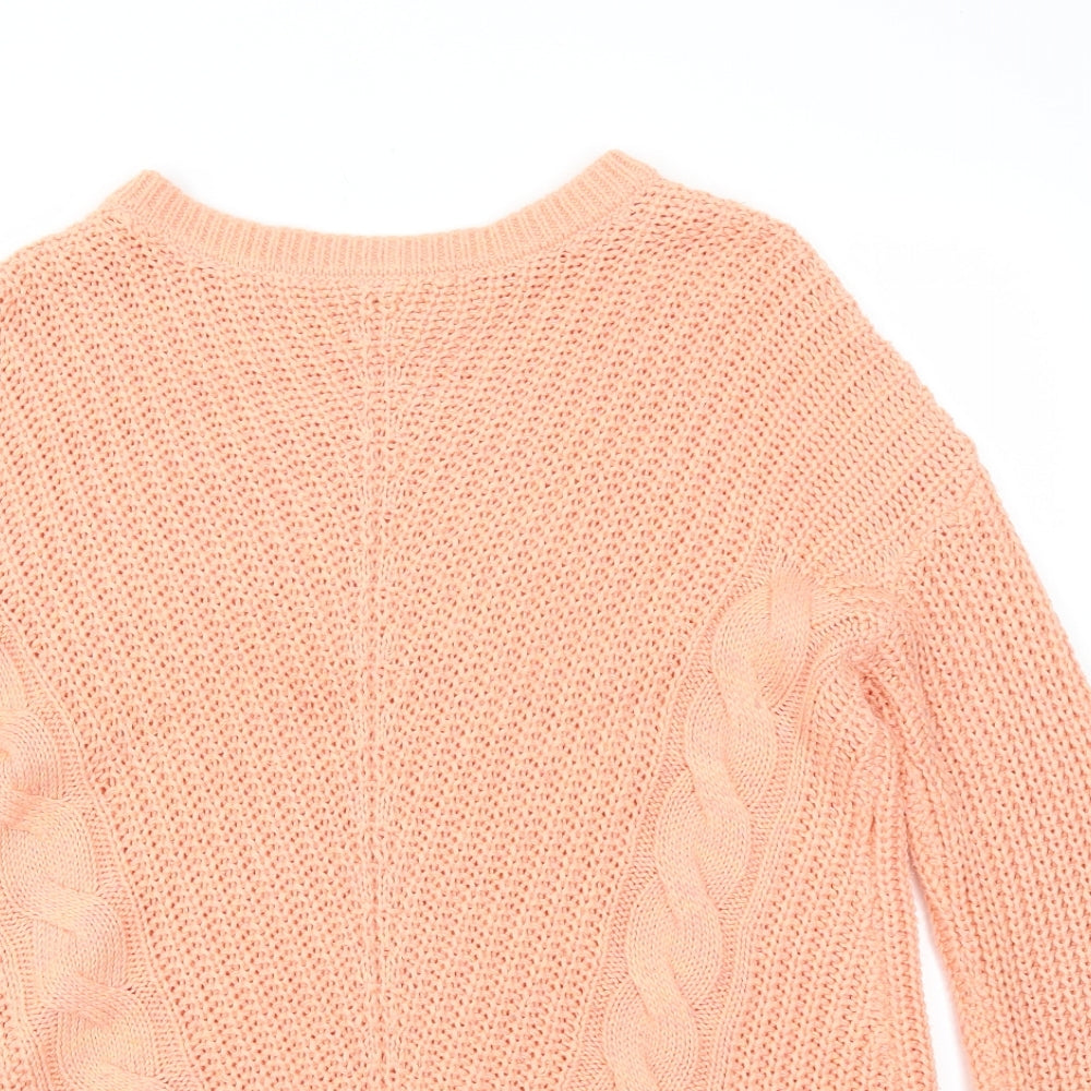 George Womens Orange   Pullover Jumper Size 10