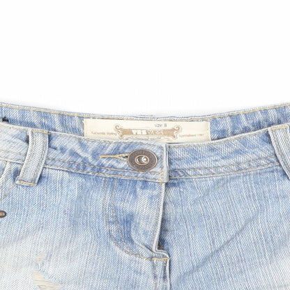 Womens UK Size 8 YESYES Regular Fit Cut-Off Shorts