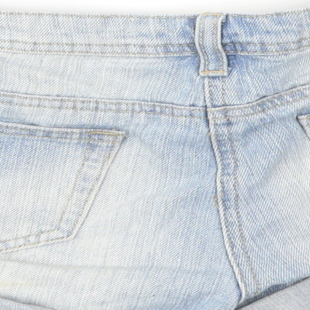 Womens UK Size 8 YESYES Regular Fit Cut-Off Shorts