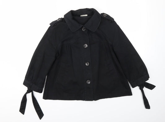 Primark Womens Black   Jacket Coat Size 10