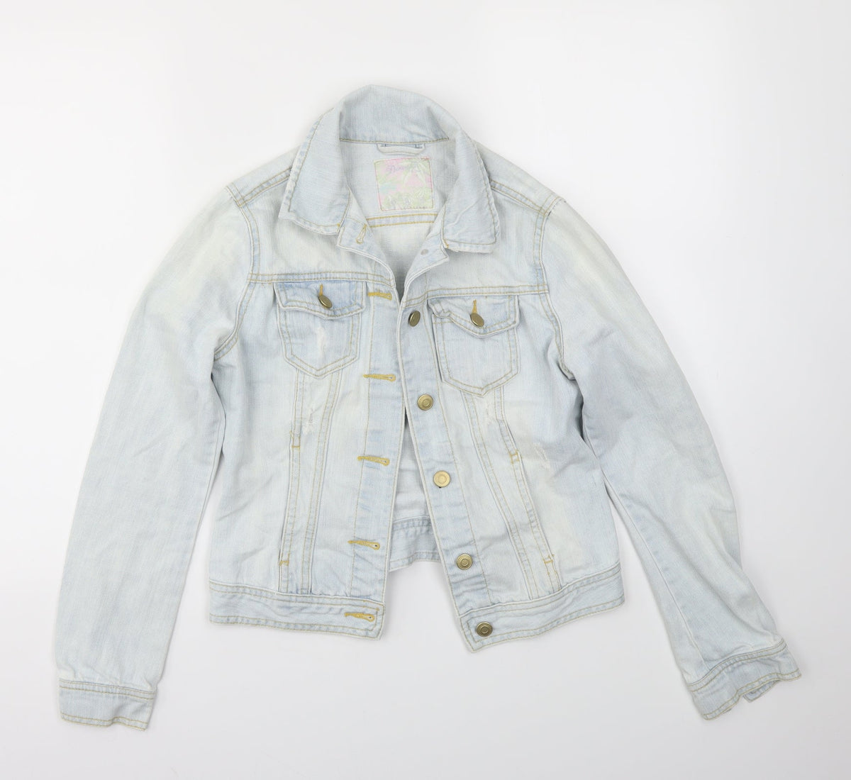 Additional front view of DENIM&CO women’s blue jacket, size UK 6