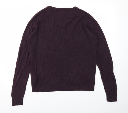Vintage Garment Mens Purple   Pullover Sweatshirt Size L