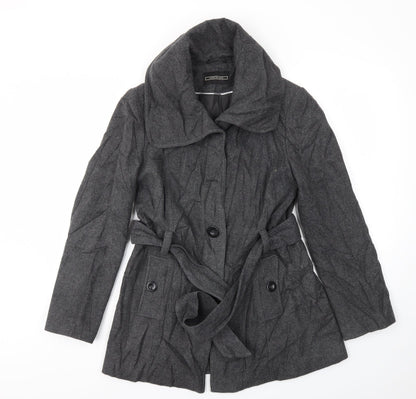 Woolmark Womens Grey   Jacket Coat Size 10