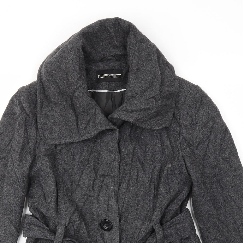 Woolmark Womens Grey   Jacket Coat Size 10