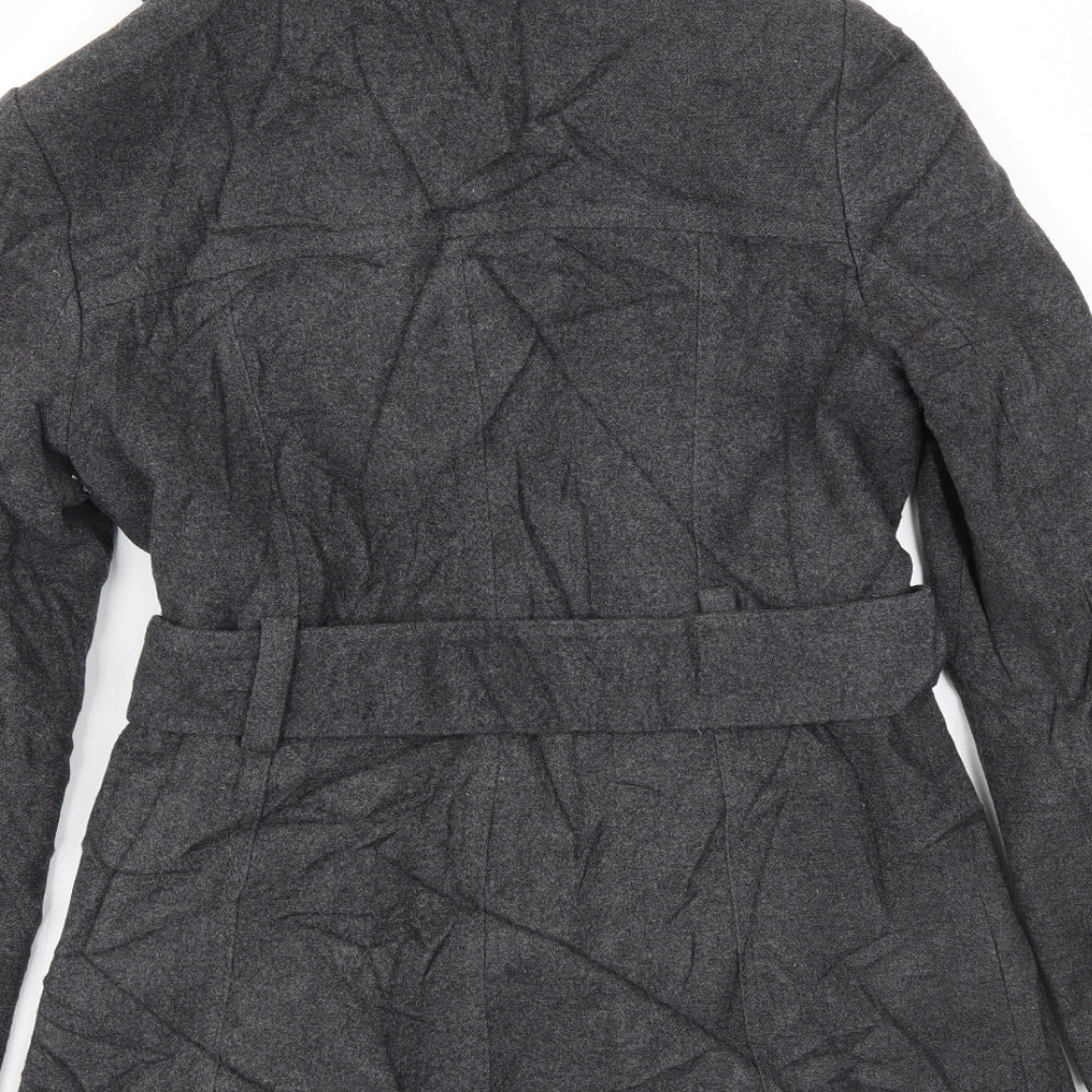 Woolmark Womens Grey   Jacket Coat Size 10