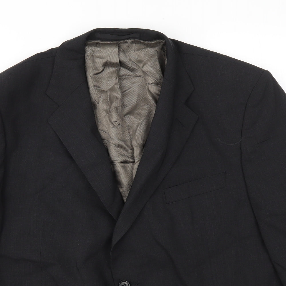 Mens UK Size 46 M&S Regular Grey Suit Jacket