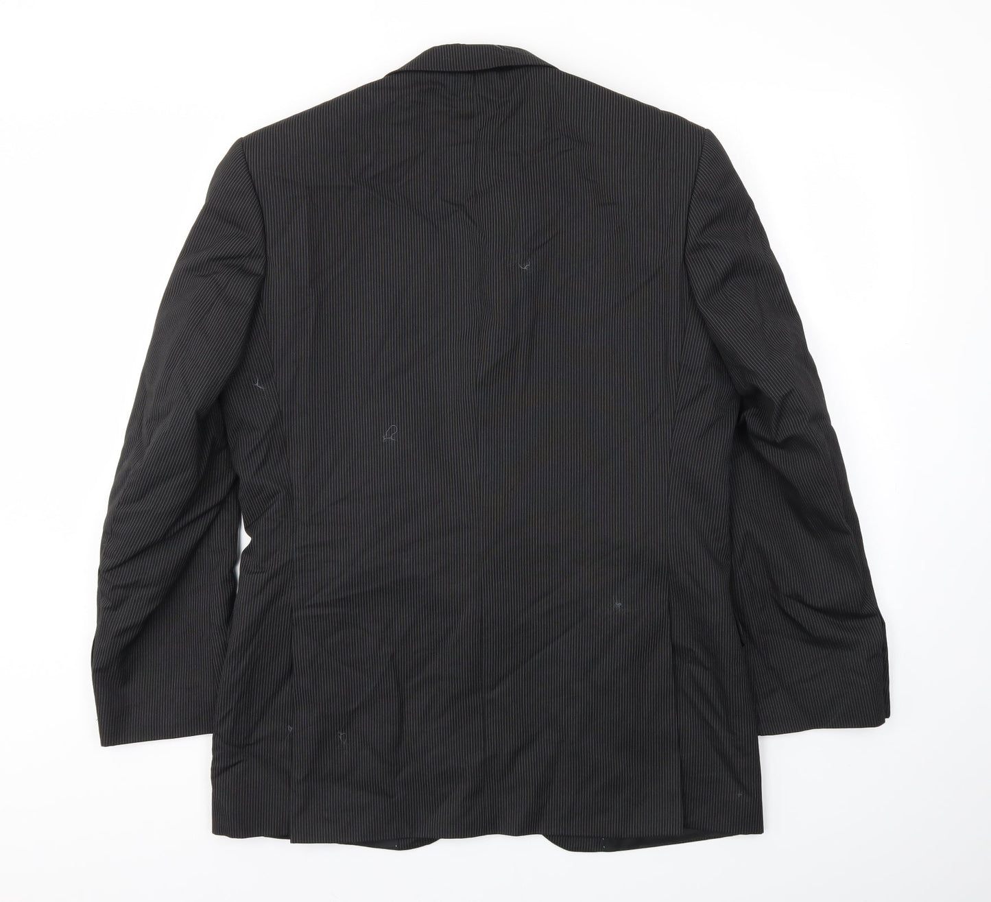 Mens UK Size 40 Preworn Regular Black Suit Jacket