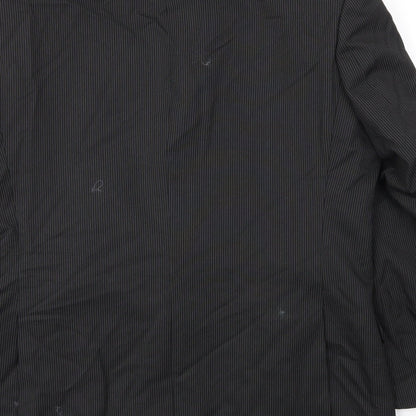 Mens UK Size 40 Preworn Regular Black Suit Jacket