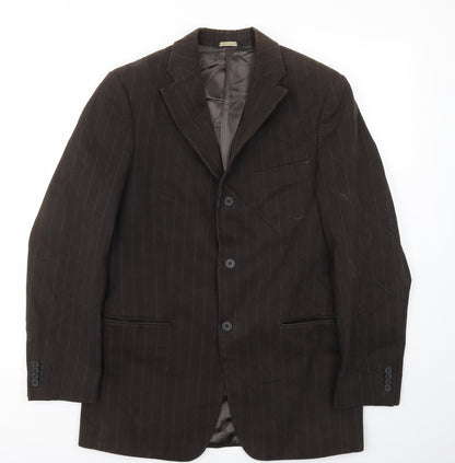 Mens UK Size 40 Preworn Regular Brown Suit Tuxedo