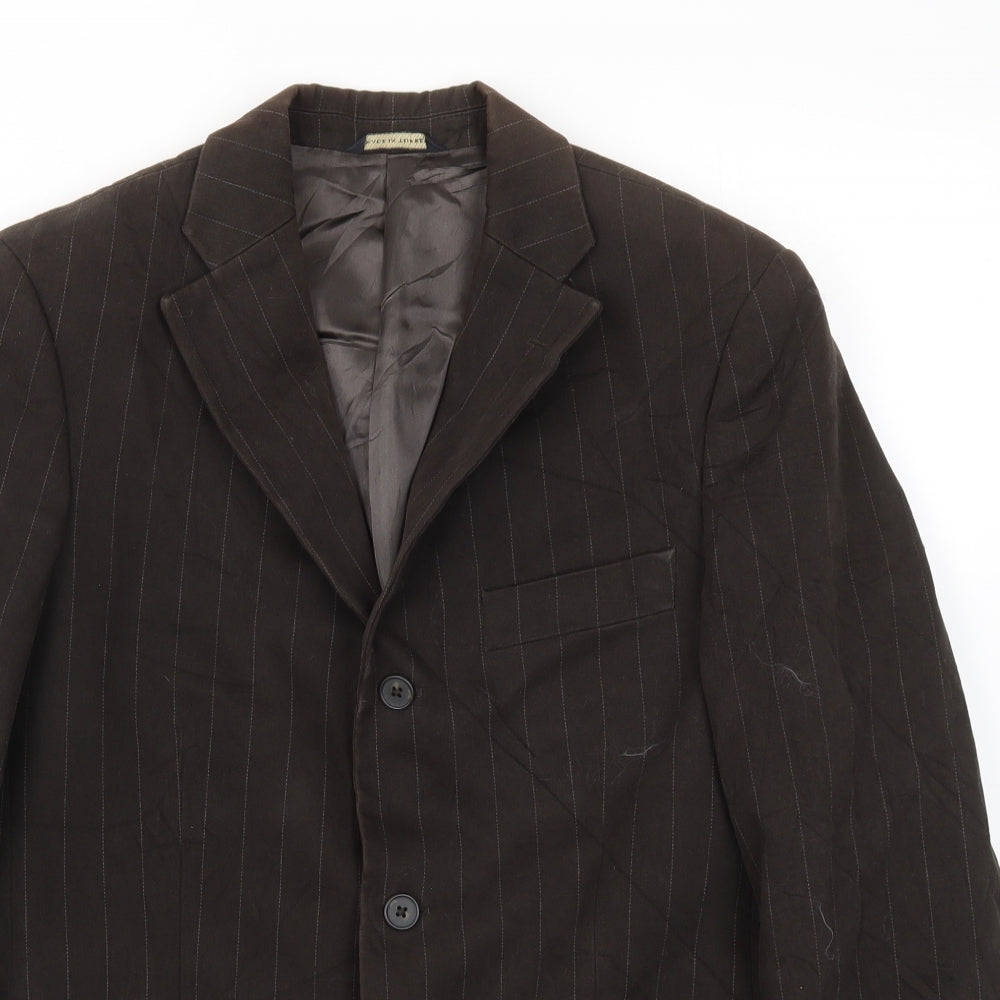 Mens UK Size 40 Preworn Regular Brown Suit Tuxedo