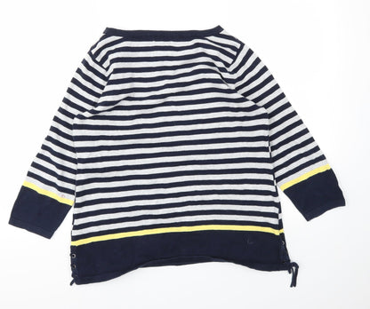 Womens UK Size L Kenar Blue Pullover Jumper