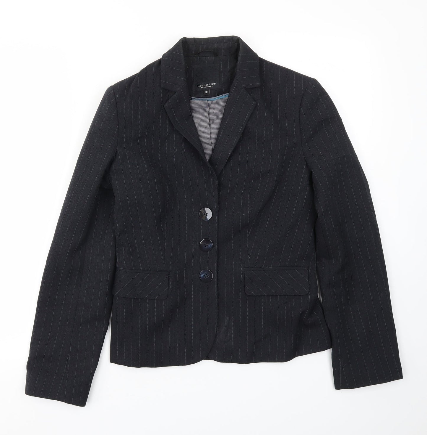 Debenhams Womens Blue   Jacket Blazer Size 10