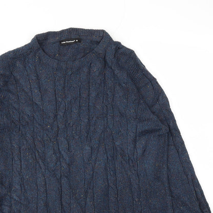 Mens UK Size M Cedar Wood State Blue Pullover Sweatshirt