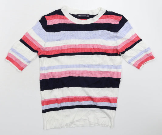 Womens UK Size 12 Marks and Spencer Multicoloured Pullover Jumper