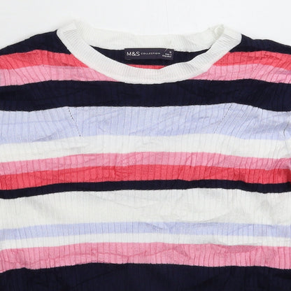 Womens UK Size 12 Marks and Spencer Multicoloured Pullover Jumper