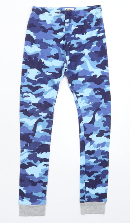 Hatley Girls Blue Camouflage  Jegging Trousers Size 7 Years - Legging