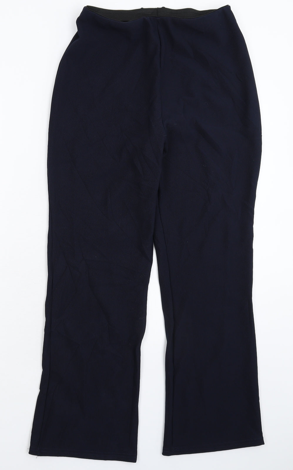 Womens UK Size 14 Preworn Regular Fit  Blue Trousers