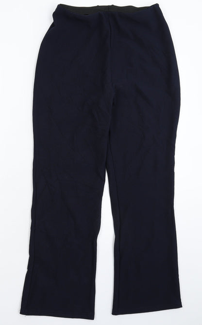 Womens UK Size 14 Preworn Regular Fit  Blue Trousers