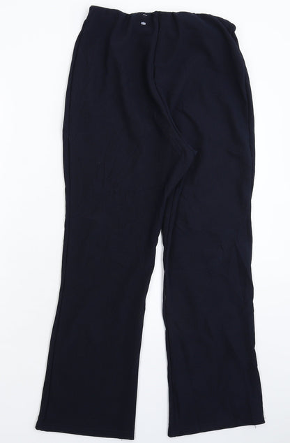 Womens UK Size 14 Preworn Regular Fit  Blue Trousers
