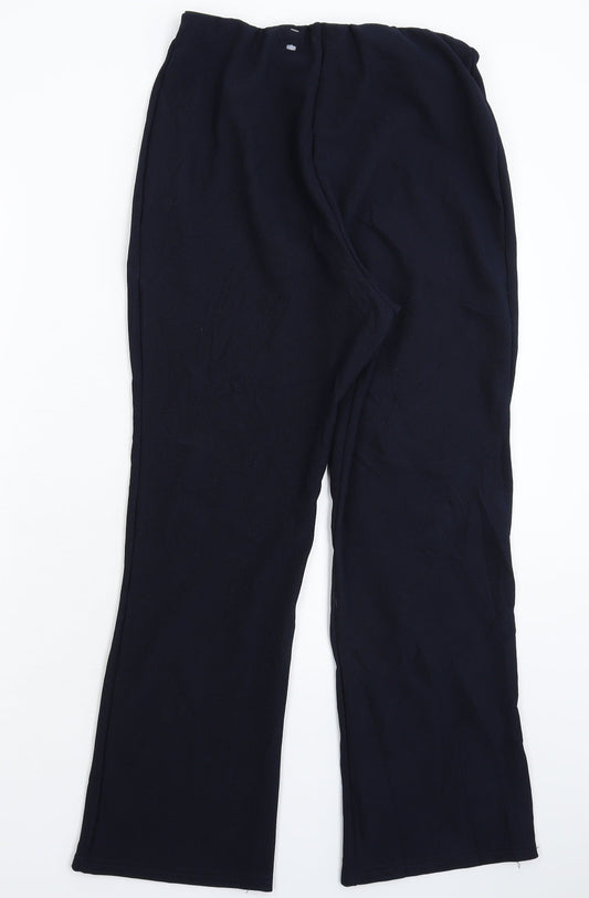 Womens UK Size 14 Preworn Regular Fit  Blue Trousers
