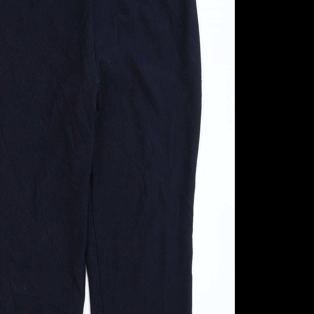 Womens UK Size 14 Preworn Regular Fit  Blue Trousers