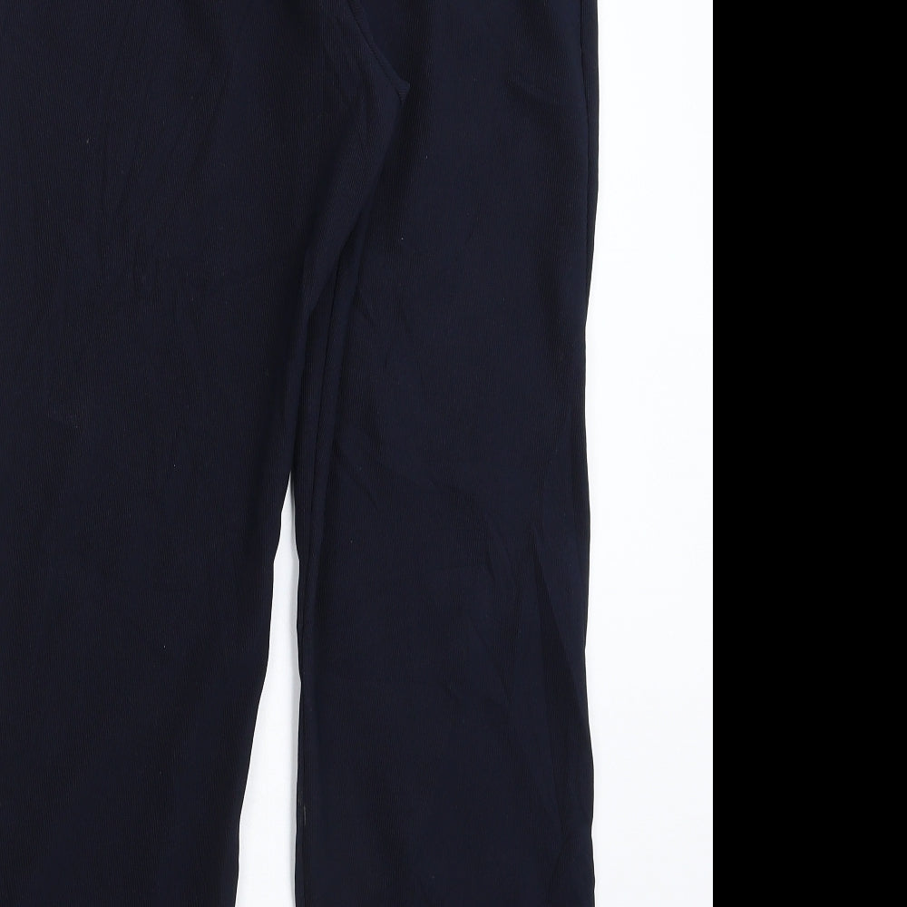 Womens UK Size 14 Preworn Regular Fit  Blue Trousers