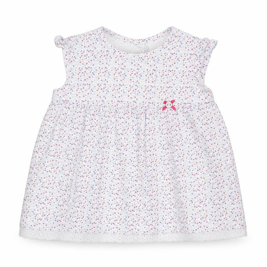 F&F Girls White   Fit & Flare  Size 3-6 Months