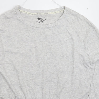 Primark Womens Grey Solid  Top Pyjama Top Size 14