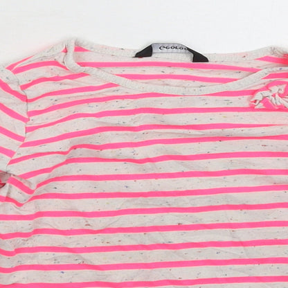 George Girls Multicoloured Striped  Basic T-Shirt Size 3-4 Years