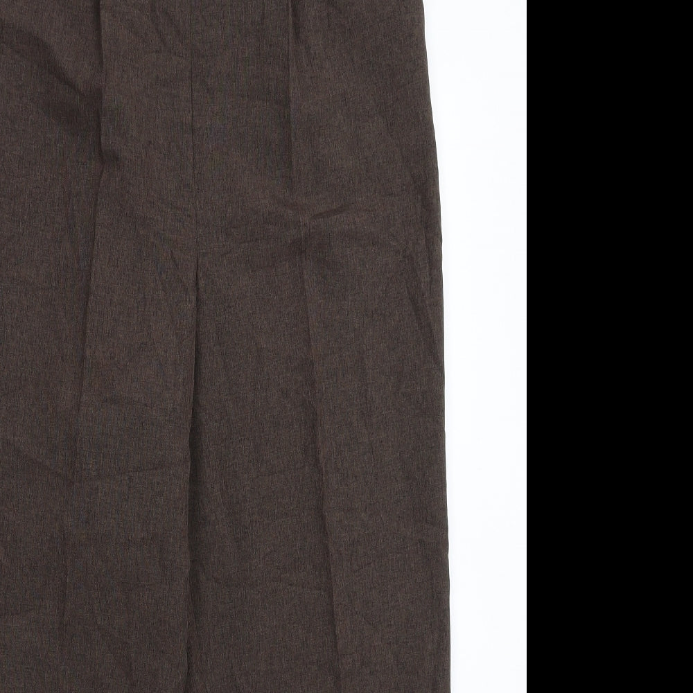 Bonmarché Womens Grey   Cropped Trousers Size 14 L24 in