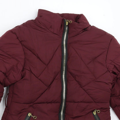 JingPintz Girls Brown   Puffer Jacket Coat Size XL