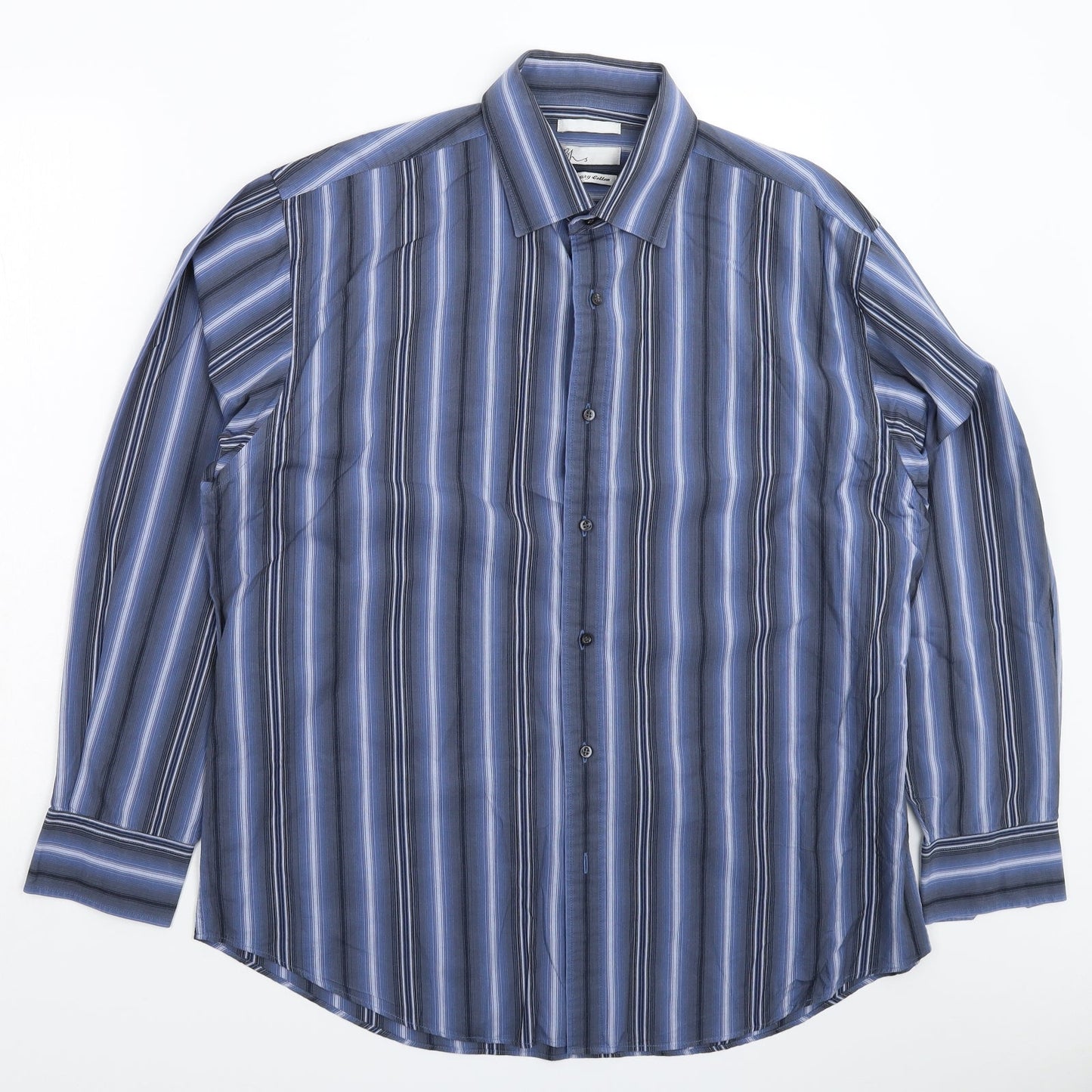 Mens UK Size L BHS Multicoloured  Button-Up Long Sleeve Casual Shirt