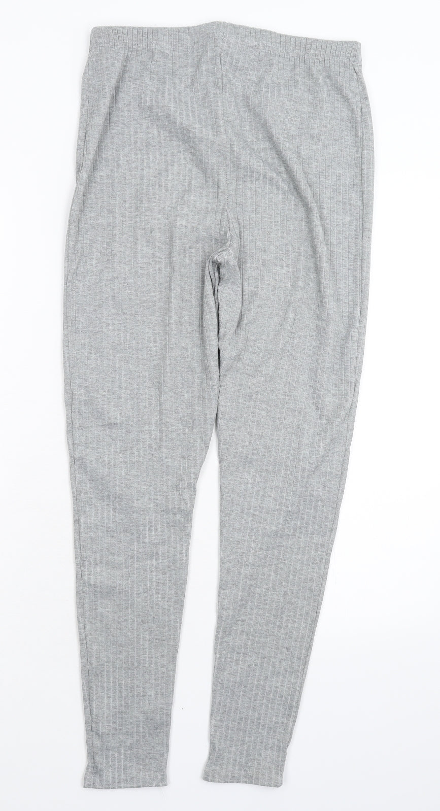 Boohoo Womens Grey   Capri Leggings Size 8 L27 in