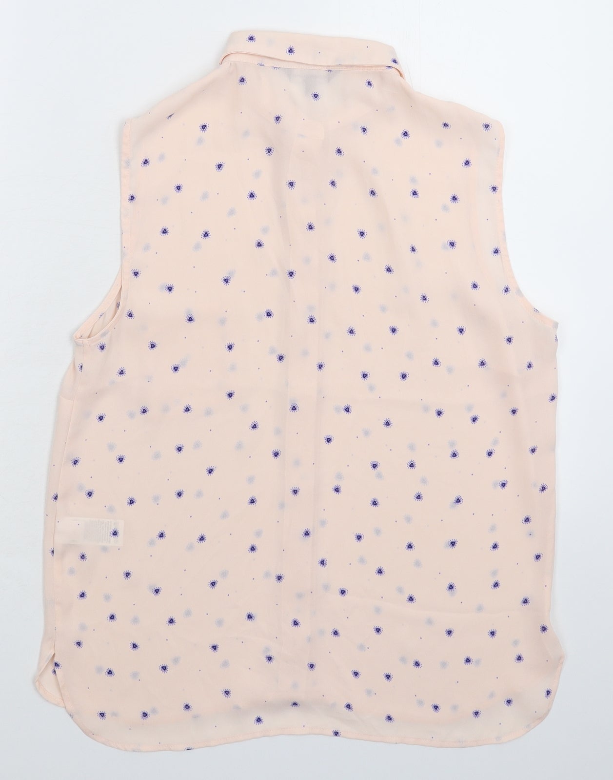 Womens UK Size 12 Marks and Spencer Beige Basic Button-Up