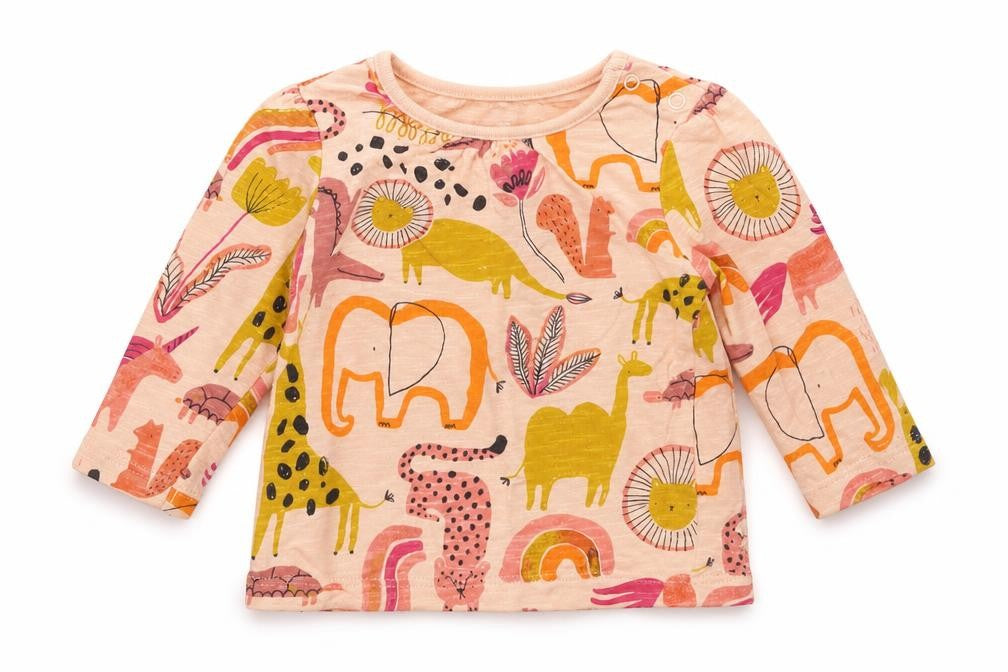 Next Girls Beige   Basic T-Shirt Size 0-3 Months