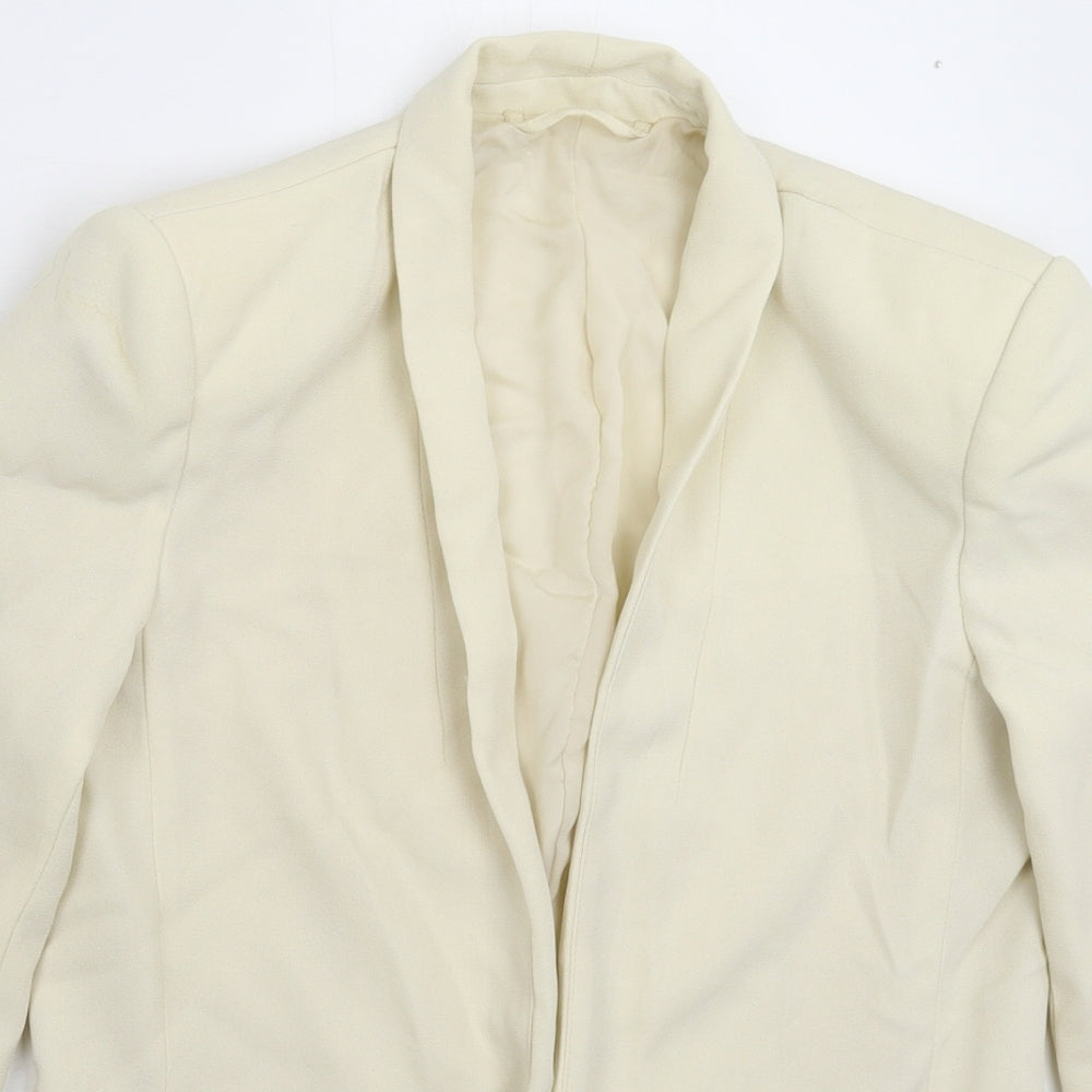 Womens UK Size M Preworn Beige Jacket