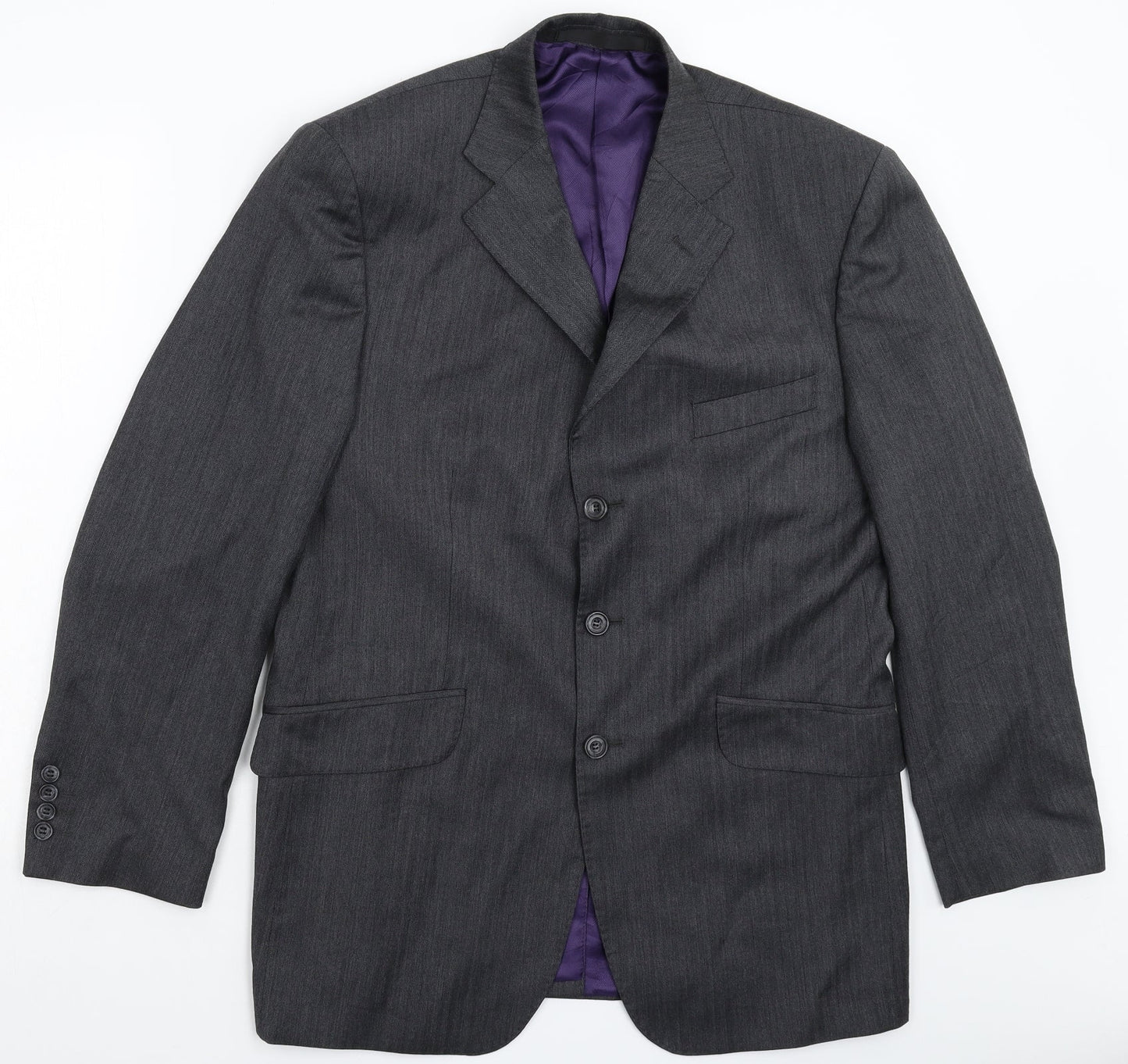 Mens UK Size 40 Marks and Spencer Regular Grey Suit Jacket
