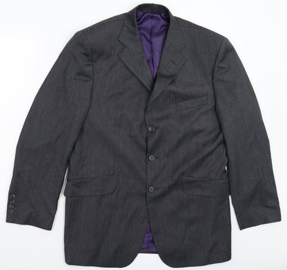 Mens UK Size 40 Marks and Spencer Regular Grey Suit Jacket