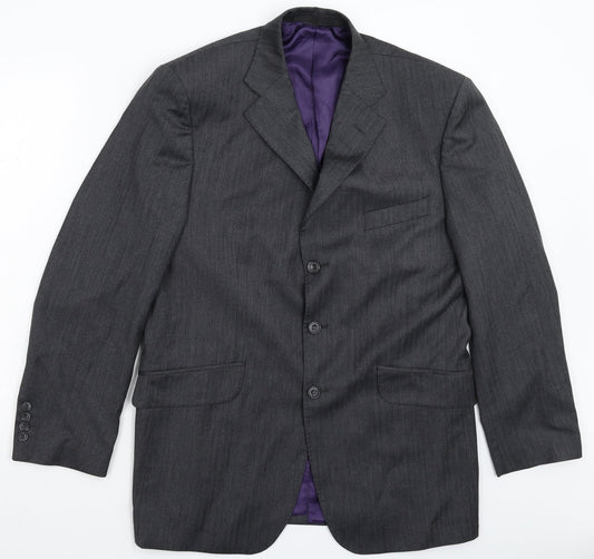 Mens UK Size 40 Marks and Spencer Regular Grey Suit Jacket