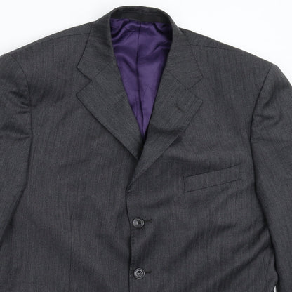 Mens UK Size 40 Marks and Spencer Regular Grey Suit Jacket