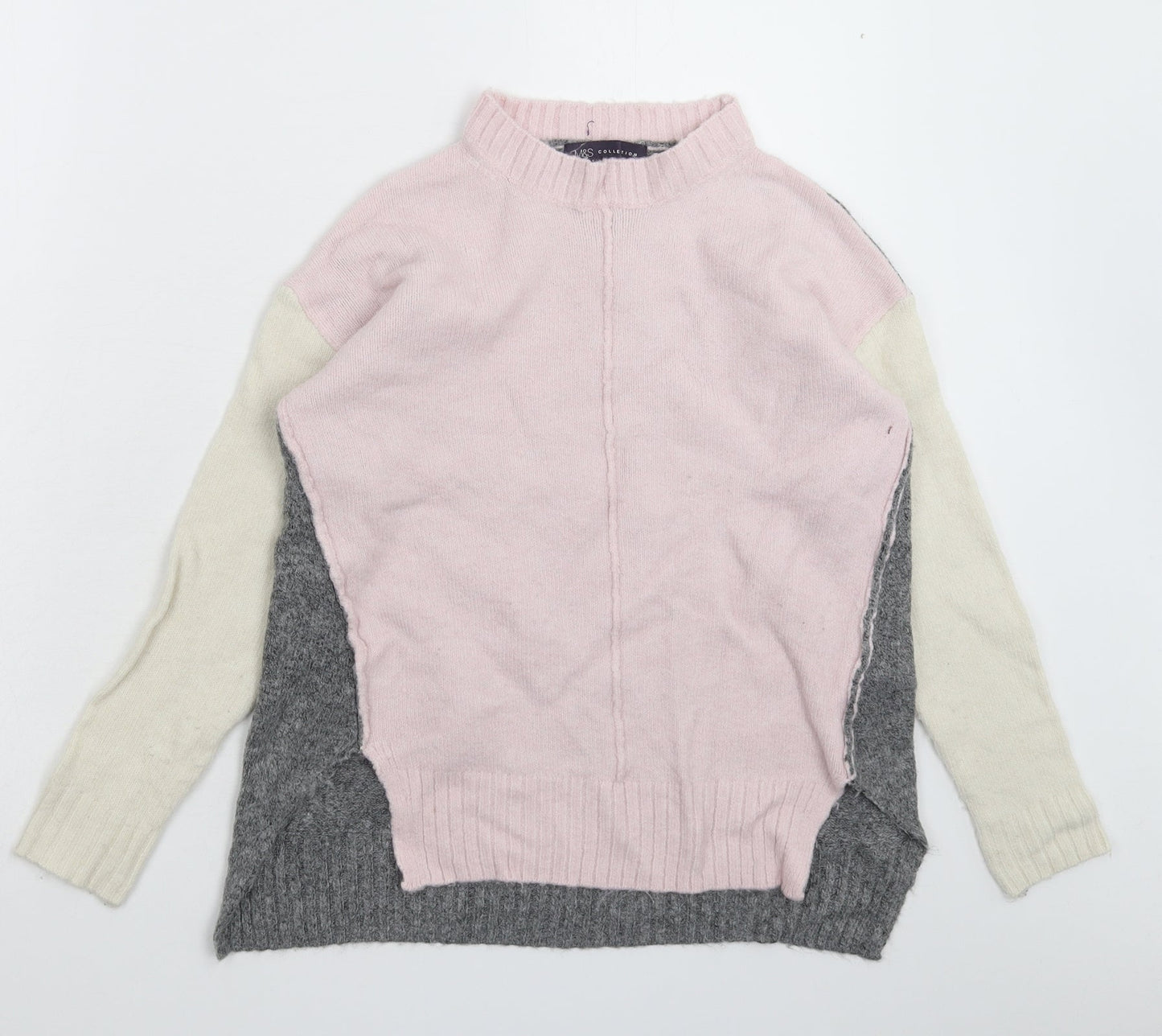 Womens UK Size S Marks and Spencer Multicoloured Pullover Jumper