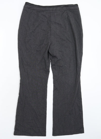 Womens UK Size 12 Per Una Regular Fit  Grey Trousers