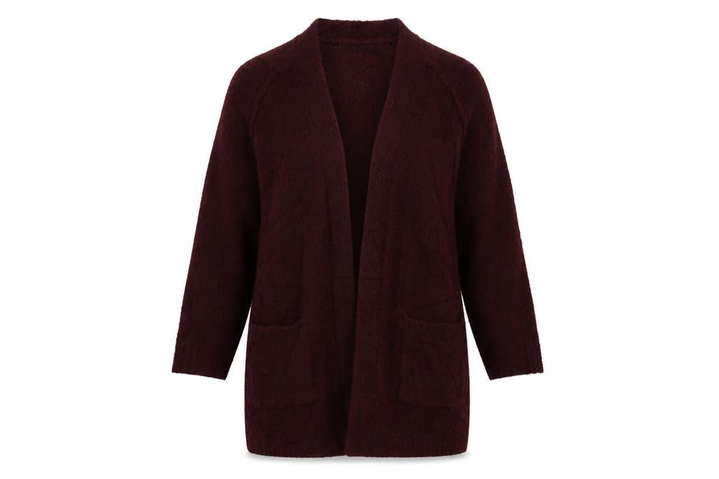Womens UK Size L New Look Brown Cardigan Jumper