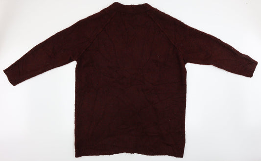 Womens UK Size L New Look Brown Cardigan Jumper