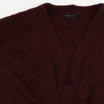Womens UK Size L New Look Brown Cardigan Jumper