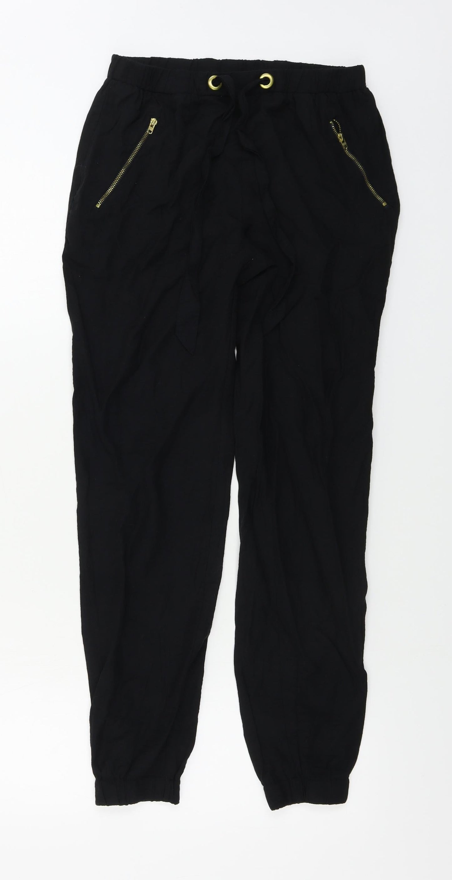 F&F  Womens Black   Windbreaker Trousers Size 8 L26 in