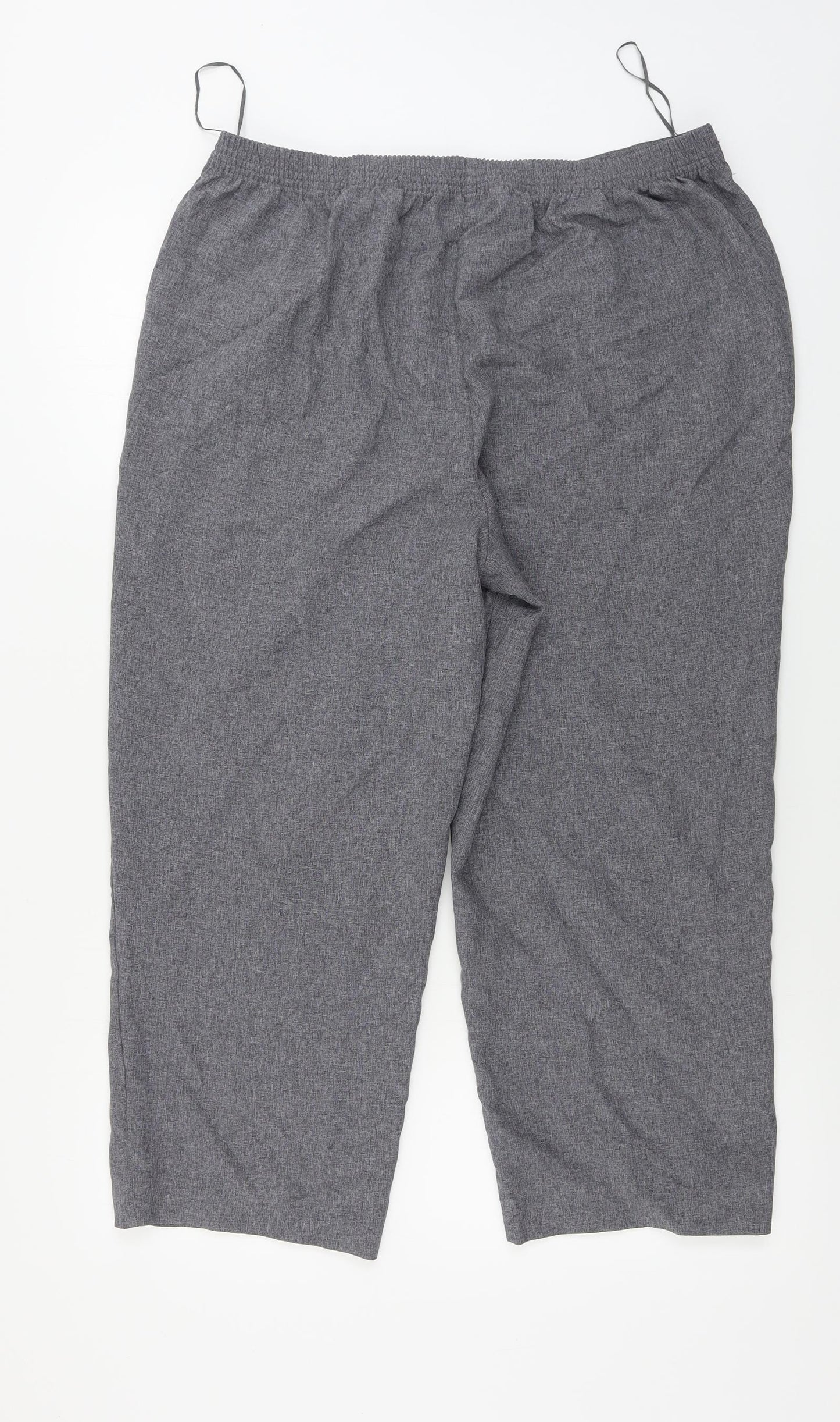 BM Womens Grey   Trousers  Size 16 L21 in