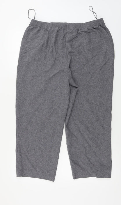 BM Womens Grey   Trousers  Size 16 L21 in
