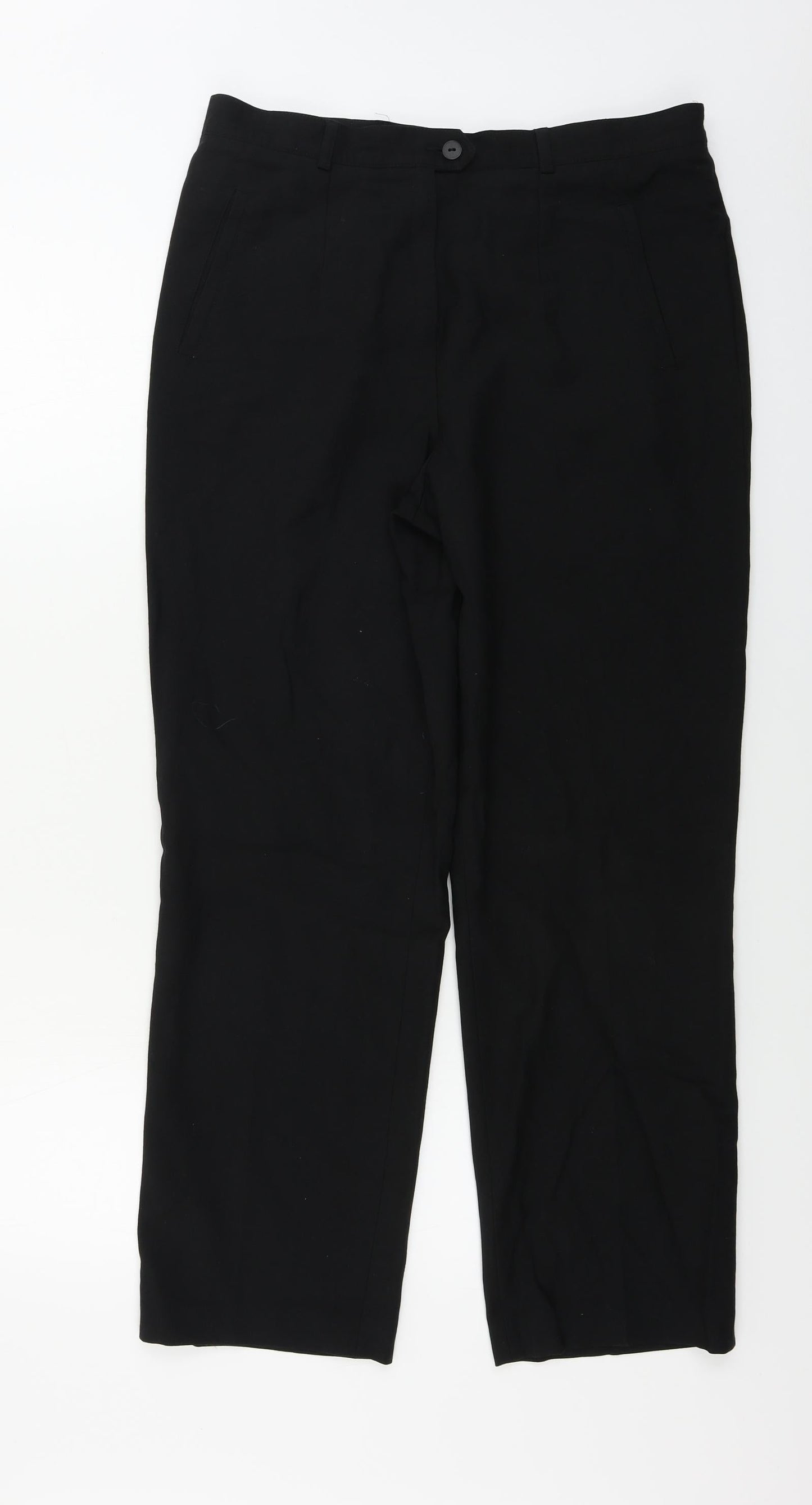 Womens UK Size 12 LUCIA Regular Fit  Black Trousers