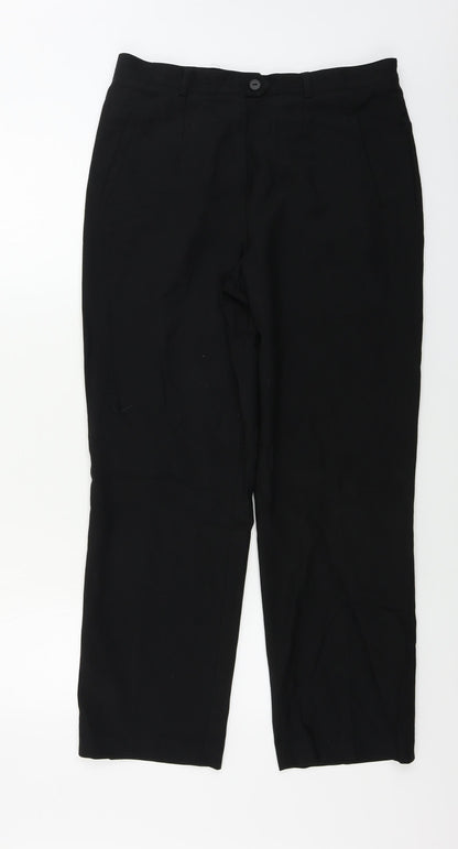 Womens UK Size 12 LUCIA Regular Fit  Black Trousers
